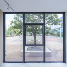 Greensee Double Glass 6mm Thickness 1.4mm Profile Outward Swing Windows