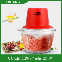1.0L Multi-function manual glass mini food chopper