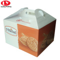 Corrugated Paper Cookie Packaging Box With Handle