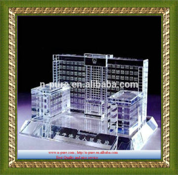 crystal building,crystal building model gift