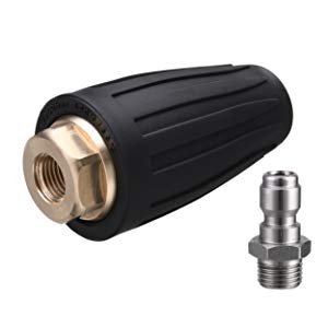 3 GPM 4000 PSI Pressure Washer Rotating Turbo Nozzle with 1/4" Quick Connect Plug