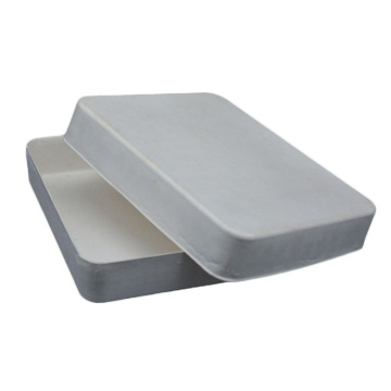 Custom biodegradable cross cutting pulp molded box