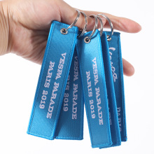 Custom Printed Jacquard Embroidered Logo Key Chain Lanyard