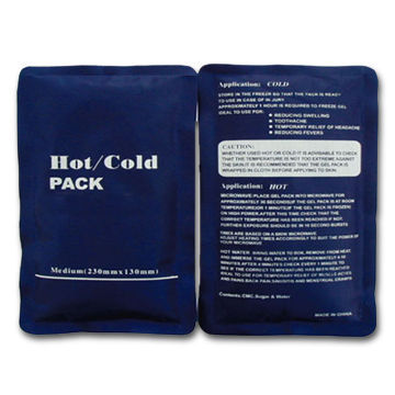 Hot and Cold Packs, Helps Relieve Pain by Numbing Injured Tissues and Reducing Muscle Spasms