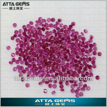 small dot natural ruby sapphire