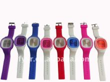 2012 fashional unisex silicone rubber jelly watch