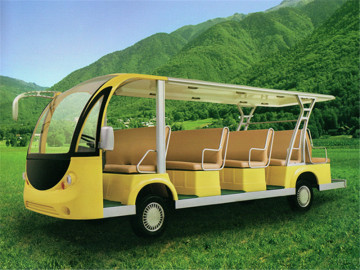 14 seats electric or gasoline classical sightseeing car