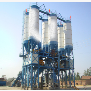 Export to Africa HZS90 Stationary Concrete Batching Plant