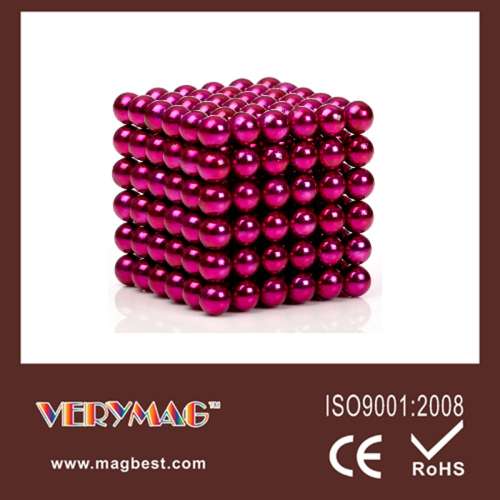 DIY Puzzle Toy Hot 5mm Neodymium Neocube, Buckyball (Pink)