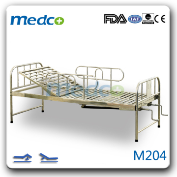 M204 specifications of two cranks hospital beds stainless steel hospital beds