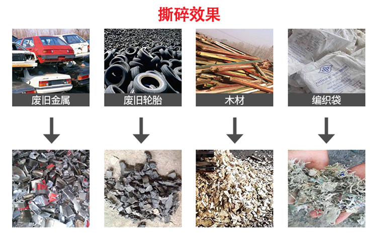 Small scrap metal crusher solid waste,plastic bottle two shaft mini shredder metal shredder machine