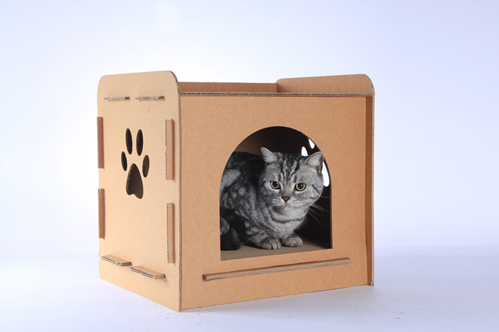 Corrugated pet house