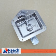 Flush Mount Truck Tool Box Lock Zinc Alloy Flush Handle