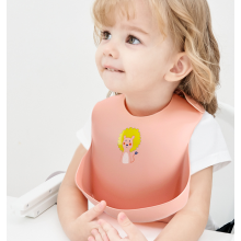 Waterdicht Easy Wipe Silicone Bib voor baby&#39;s