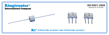 Surge Arresters 2-Electrode arresters and 3-Electrode arresters.