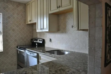 Customized dark quartz stone countertop