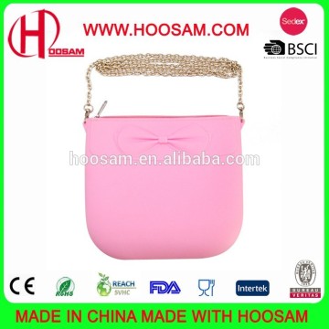 Leisure promotional silicone bag\silicone shoulder bag