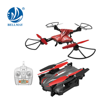 Foldable 2.4 GHz RC Drone 2MP FPV Transmission Quadcopter 6 Axis Gyro & Headless Helicopter Hand Throwing Drone