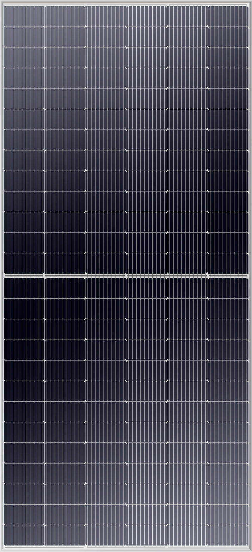 Hohe Effizienz halb geschnittene Mono -Solarpanel 570W