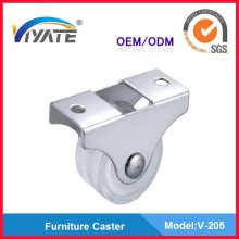 Caster wheels for wheelchairs/1 inch plastic caster wheel/small caster wheels
