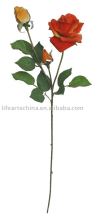 68cm curved artificial rose flower, silk flower, sterm flower
