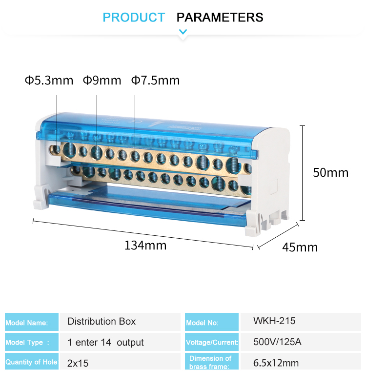 distribution block connector