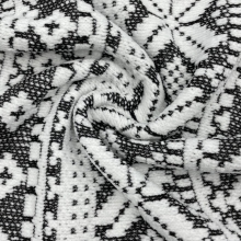 Soft Pure Polyester Chenille Jacquard Fabric