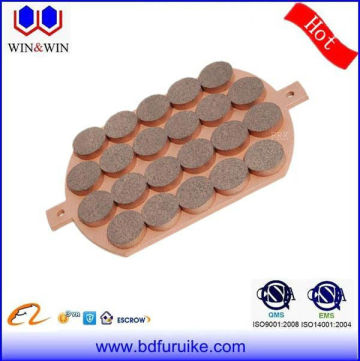 China sintered friction brake lining