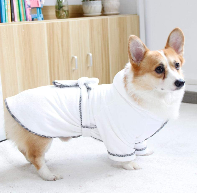 Small Dog Bathrobe