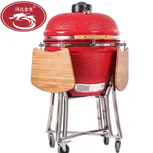 Big Black Egg BBQ Charcoal Grill Ceramic Inch Kamado Egg Grill