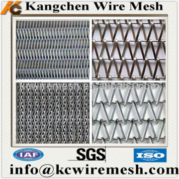 Stainless steel flat flex wire mesh conveyor belt