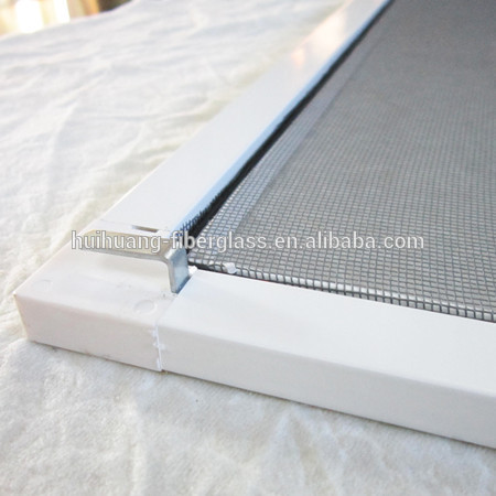 Aluminum frame insect screen window