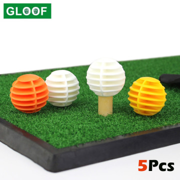 5Pcs/Set Synthetic Rubber Golf Training Balls Golf Ball Training Sports Balls Golf Accessories Golf Practice Balls