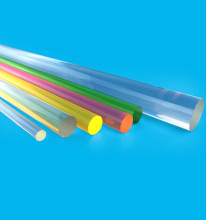 Cast Acrylic rod crystal color clear PMMA bar