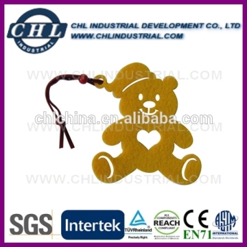 Bear shape personalized felt Easter decoration