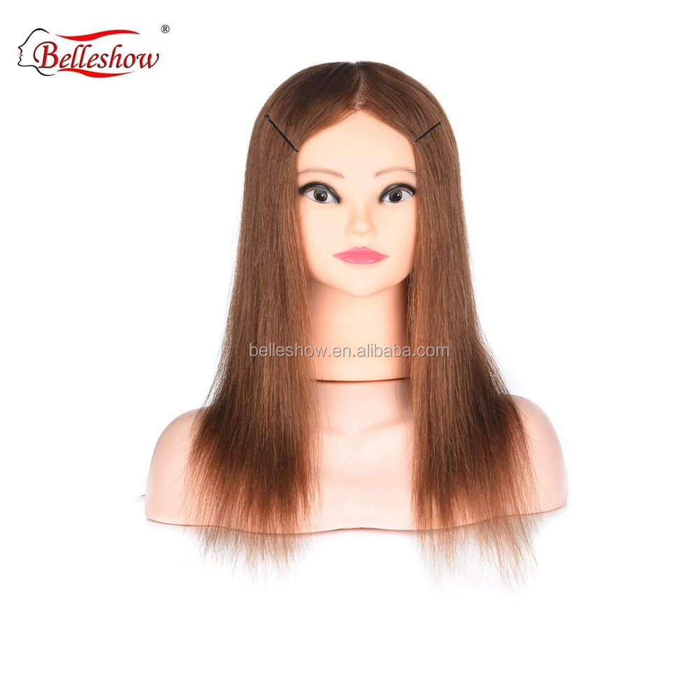 Hot sell wholesale 100% human hair natural  cuticle aligned human hair wig model cheap nature color  wig modle