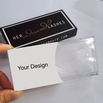 Custom Plastic Eyelash Box with Paper Sleeve