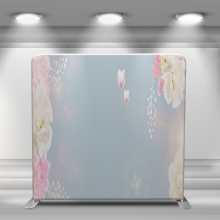 Light blue Portable Exhibition Booth Advertising