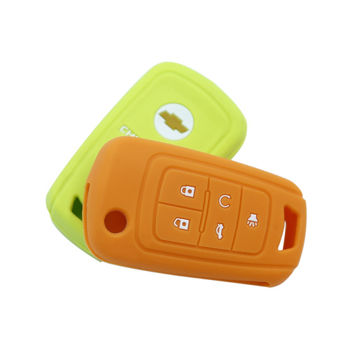 5 Button Silicone Car Key Cover For Chevrolet