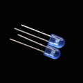 Blue 5mm Oval with Domed Top LED Lamps