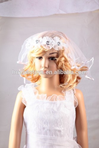 Latest Arrival Sample Style Short White Veil For Wedding Wholesale