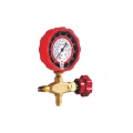 CT-466 En mässing Single Manifold Gauge Set HVAC Kylsystem Auto Air Conditioner AC laddning R134A R22 R502 HVAC-mätare