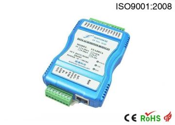 Ethernet 8 Channel Data Acquisition Analog Input Module , Network Control