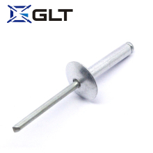 aluminum open end large flange blind rivet