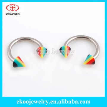 Polyresin Marijuana Rasta Spike Horseshoes