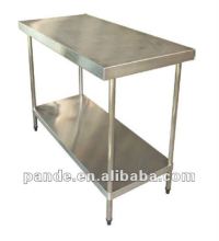 Commercial Stainless Steel Kitchen Island Table