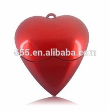 Best Price heart shaped USB Drive Red Heart Pendrive Plastic Shape Flash Drive