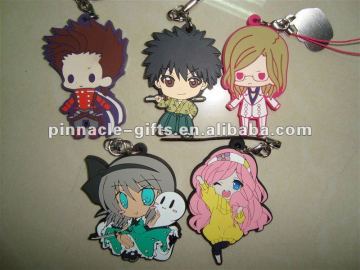 customized soft pvc key chains