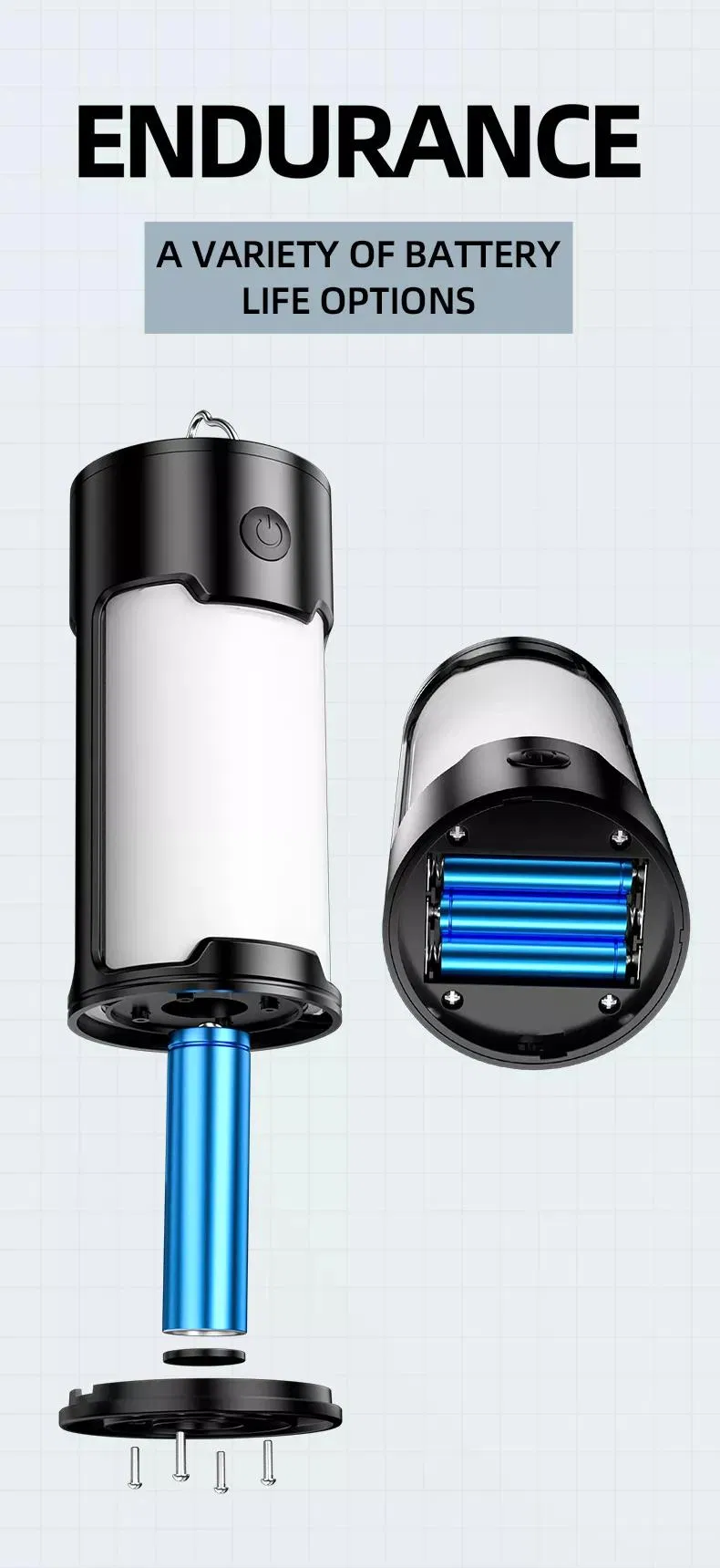 Rechargeable Outdoor Solar LED Light for Emergency Use