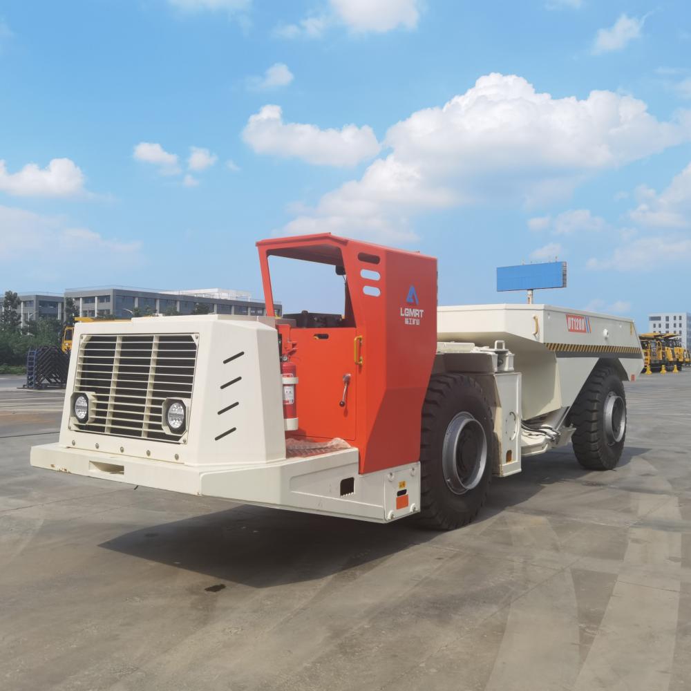 Underground articulated dumper truck